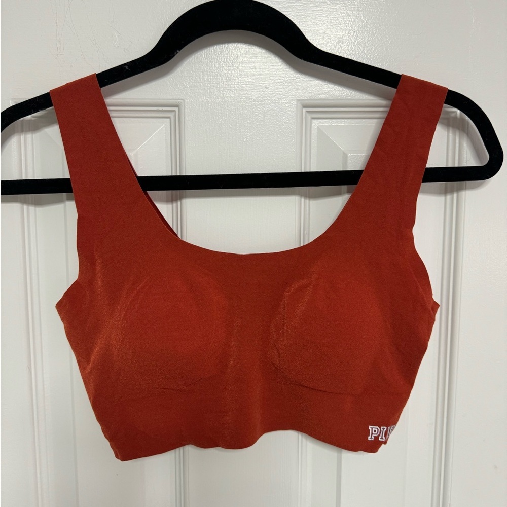 PINK Rust Red Sports Bra - Picture 6 of 6